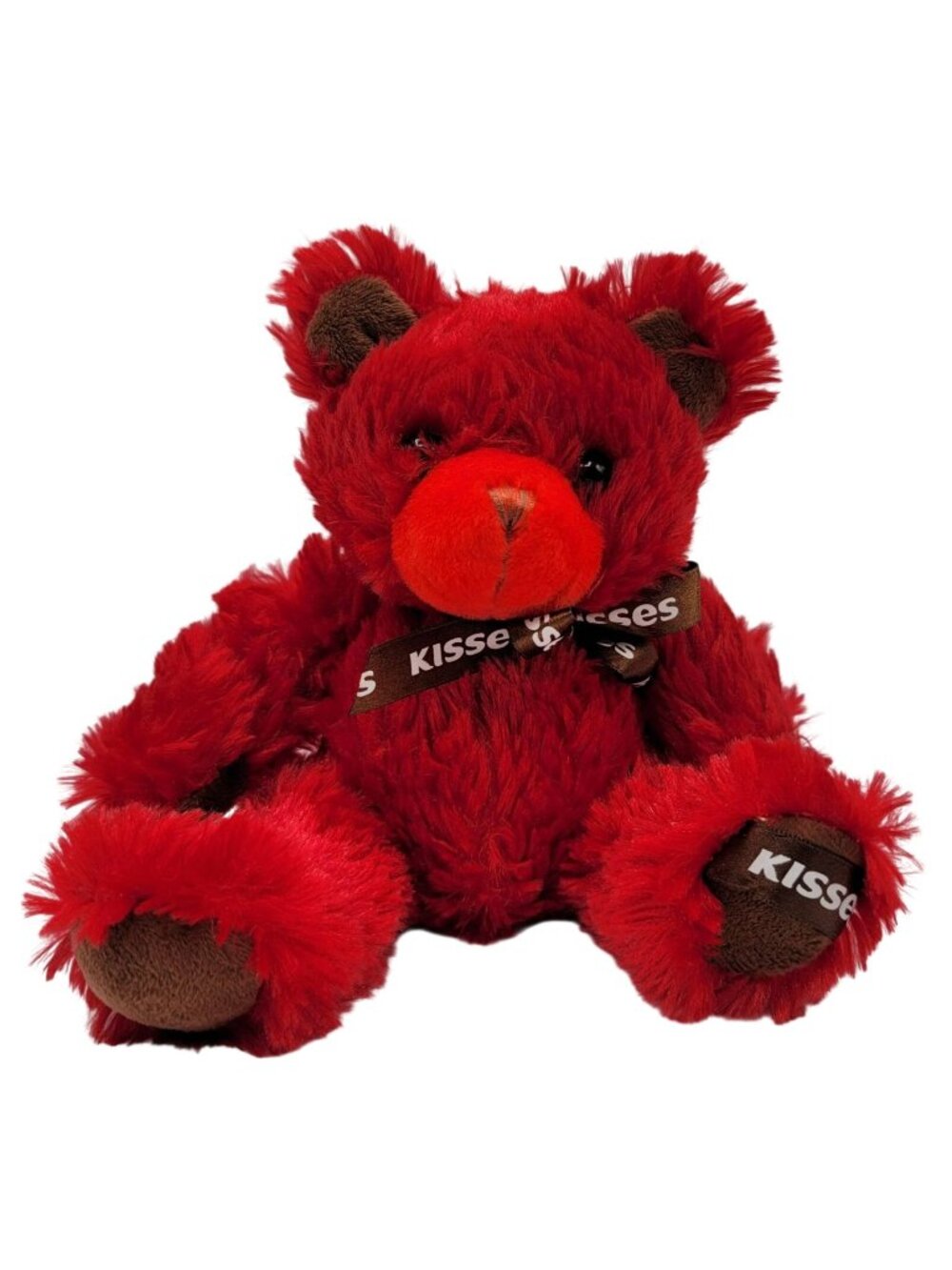 Hersheys Kisses Plush Red Teddy Bear 7" Soft & Cuddly Stuffed Toy Collectible
